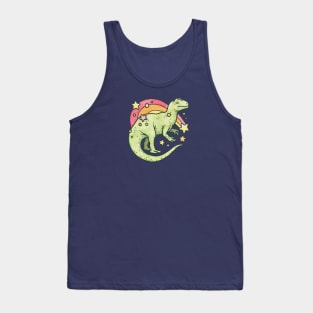 Allosaurus Rainbow | Retro Dinosaur Tank Top